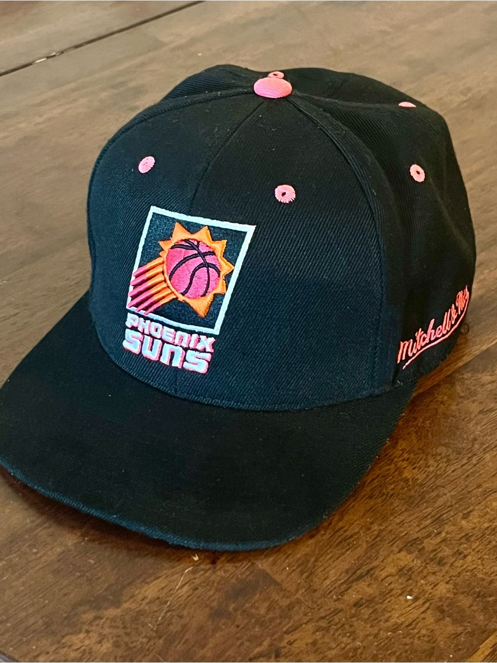 Phoenix Suns Mitchell & Ness 2009 NBA All-Star Classics Fitted Black/Pink 7 1/4
